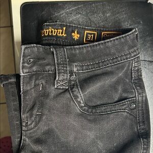 Rock Revival Charcoal Slim Jeans